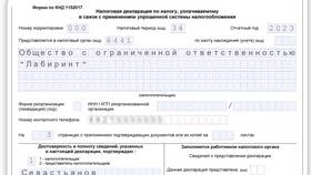 Как подать нулевую декларацию ООО в Столплит