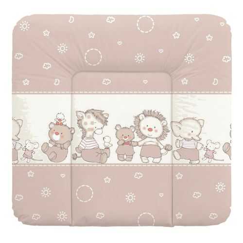 Матрас пеленальный Ceba Baby Ducklings brown на комод, 70x75 см в Столплит