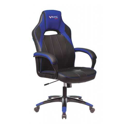 Кресло игровое Бюрократ VIKING 2 AERO BLUE черный/синий искусст.кожа/ткань в Столплит