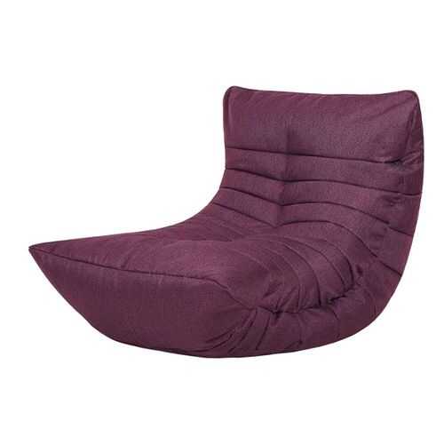 Кресло бескаркасное Папа Пуф Cocoon Chair Purple, размер L, рогожка, фиолетовый в Столплит