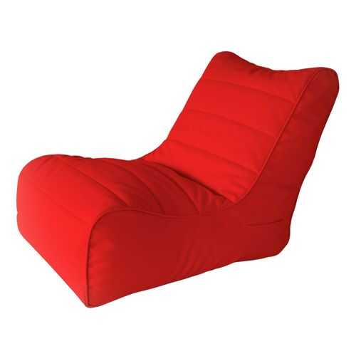 Кресло бескаркасное Папа Пуф Soft Lounger Red, размер XL, экокожа, красный в Столплит